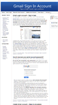 Mobile Screenshot of gmailsigninaccount.com